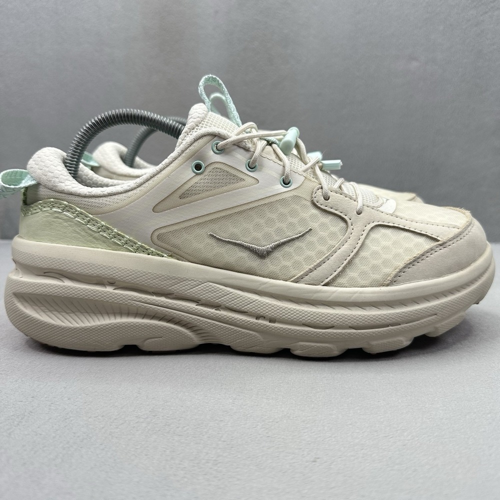 Womens Size 10 (B) Hoka One One B3LS Shoes Oat Milk Athletic Running Sneakers